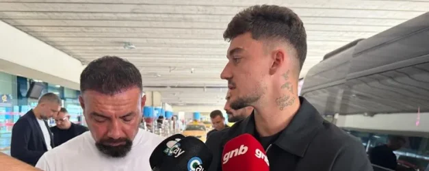 Ernest Muçi, Trabzon'a geldi!